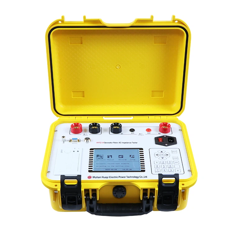 Tester AC impedance rotorja generatorja